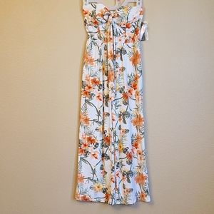 NWT Floral Jumpsuit